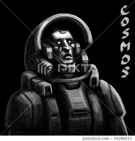 Astronaut science fiction illustration 39266813