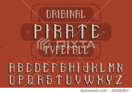 Original label typeface Original label typeface 39266967