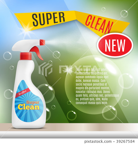 Window Cleaner Advertising Background Window Cleaner Advertising Background 39267584