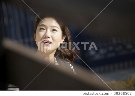 生活，年輕女性，韓國人 39268502