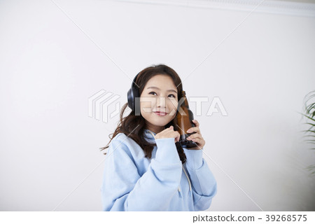 生活，年輕女性，韓國人 39268575
