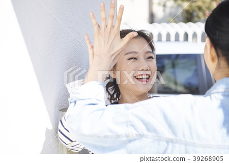 室友，分享房子，年輕的女人，韓國 39268905