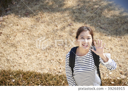 生活，年輕女性，韓國人 39268915