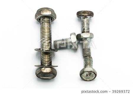 English alphabet of nut, isolated on white English alphabet of nut, isolated on white 39269372