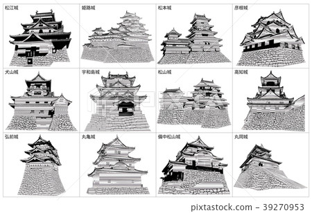 日本城堡現存天龍銀 39270953