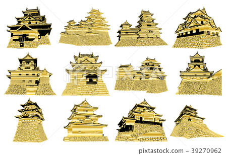 Japanese castle extant guardian money 39270962