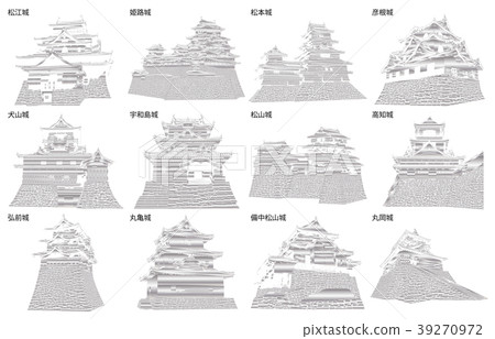 日本城堡現存天龍銀2 39270972