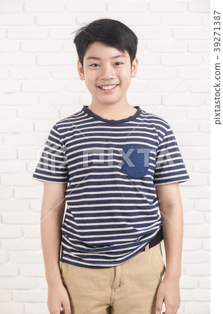 Portrait of asian cute boy and good looking. Portrait of asian cute boy and good looking. 39271387