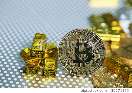 比特幣金幣虛擬貨幣金打孔金屬酷 比特幣金幣虛擬貨幣金打孔金屬酷 39271563