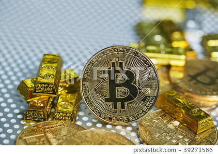 比特幣金幣虛擬貨幣金打孔金屬酷 比特幣金幣虛擬貨幣金打孔金屬酷 39271566