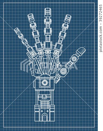 Robot arm. This vector illustration be used as an Robot arm. This vector illustration be used as an 39272465