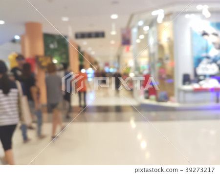 shopping mall blur background 39273217