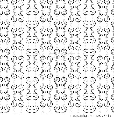 Seamless pattern with ornaments. Elements for 39273815