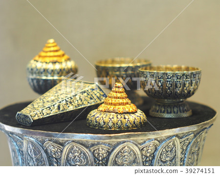 antique THAI traditional chewing betel utensil set 39274151
