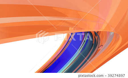 Curvy Abstract Background. 3d illustration Curvy Abstract Background. 3d illustration 39274897