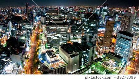 Night view of Osaka 39278399
