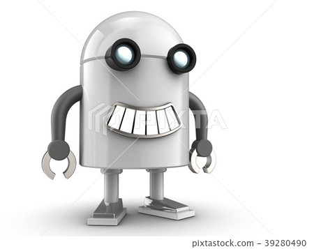 3d droid over white 3d droid over white 39280490