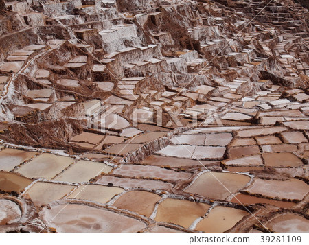 Salt field of Maras Salineras de Maras Peru 39281109