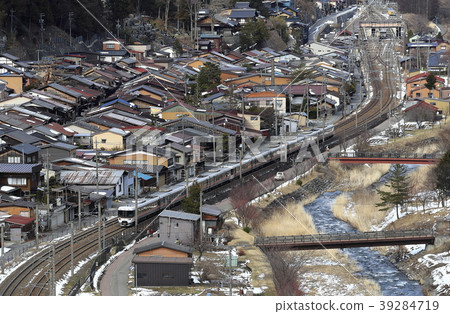 It Is Chuo Main Line Wide View Shinano Which Stock Photo