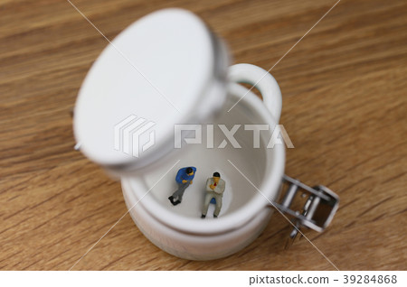 Businessmen in a bottle Businessmen in a bottle 39284868