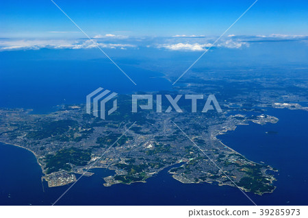 飛越太平洋三浦半島鳥瞰圖 飛越太平洋三浦半島鳥瞰圖 39285973