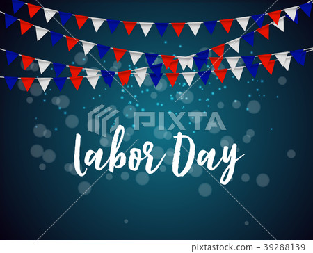 Labor Day in USA Poster Background. Vector 39288139