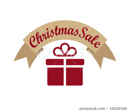Christmas Sale, Banner on Vector Illustration Christmas Sale, Banner on Vector Illustration 39288560