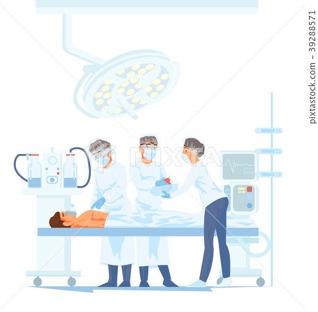 Medical Team Performing Surgical Operation 39288571