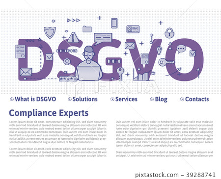 DSGVO, german version of GDPR: Datenschutz DSGVO, german version of GDPR: Datenschutz 39288741