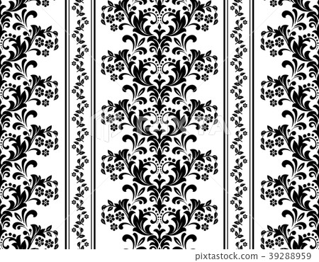 Wallpaper in the style of Baroque. A seamless Wallpaper in the style of Baroque. A seamless 39288959