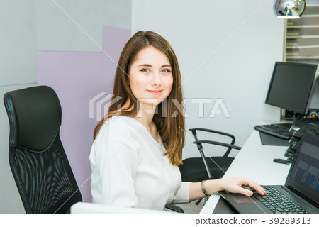 Portrait of skilled administrative manager Portrait of skilled administrative manager 39289313