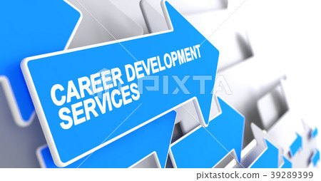 Career Development Services - Message on Blue 39289399