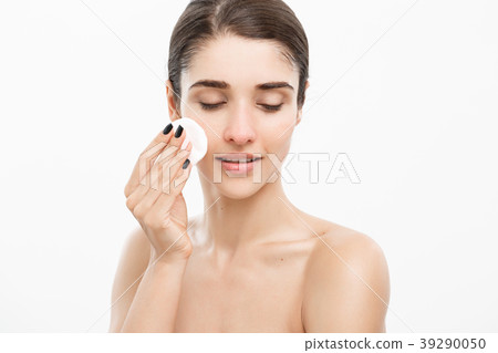 Beauty Skin Care Concept - Beautiful woman Beauty Skin Care Concept - Beautiful woman 39290050