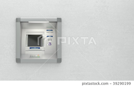Atm machine on wall 39290199
