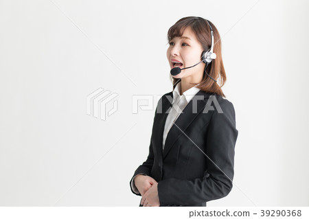Operator suit (white background) Operator suit (white background) 39290368