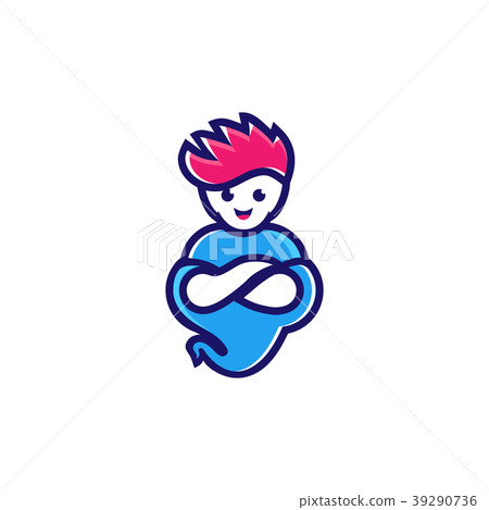 Aladdin icon, Genie flat symbol, Jinn graphic sign 39290736