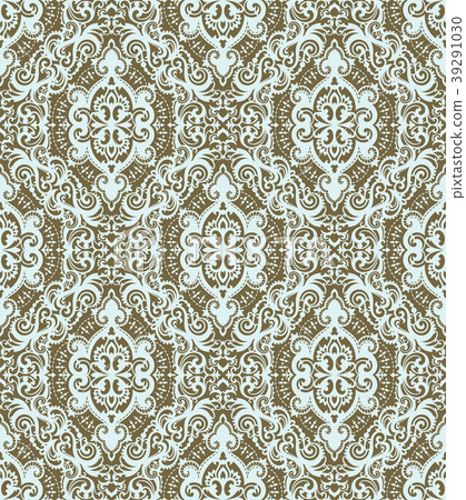 Vector damask seamless pattern - Stock Illustration [39291030] - PIXTA