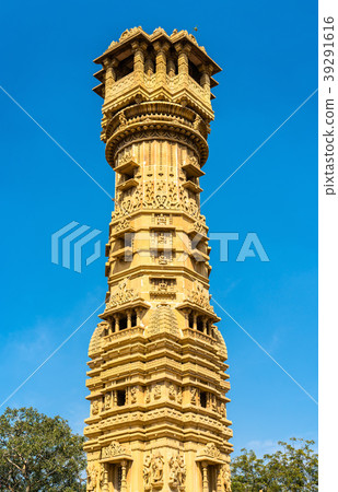 Kirti Stambha Tower of Hutheesing Jain Temple in Kirti Stambha Tower of Hutheesing Jain Temple in 39291616