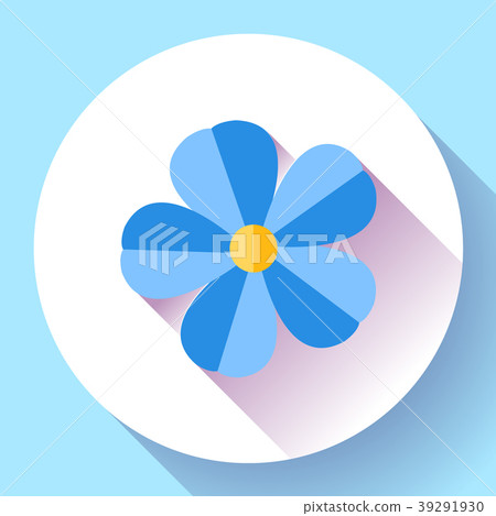 Frangipani flower icon Nature symbol - flower Frangipani flower icon Nature symbol - flower 39291930
