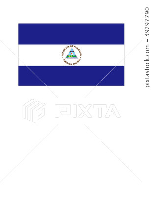 Flag of the world Nicaragua 39297790