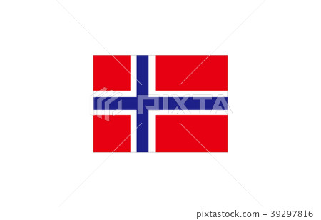 Flag of the world Norway 39297816