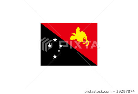 Flag of the world Papua New Guinea 39297874