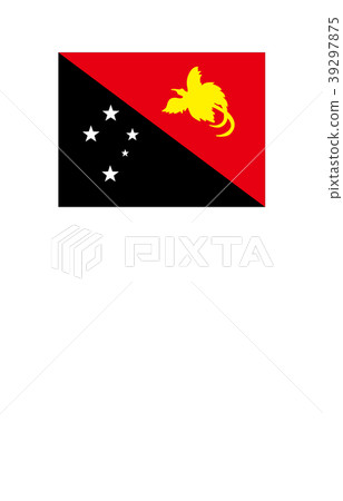 Flag of the world Papua New Guinea 39297875