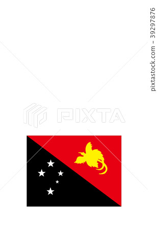 Flag of the world Papua New Guinea 39297876
