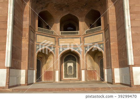 Red Stone Facade 39299470