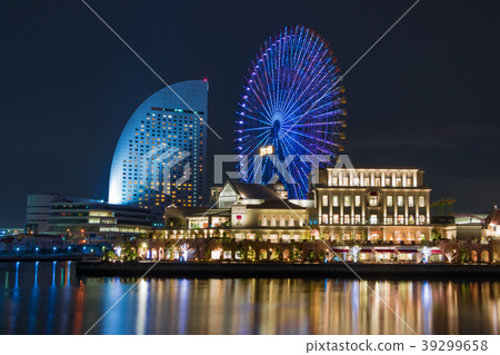 美麗的Minato Mirai夜景 美麗的Minato Mirai夜景 39299658