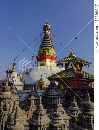 Big Stupa in the Swayambhunath Temple 39300047