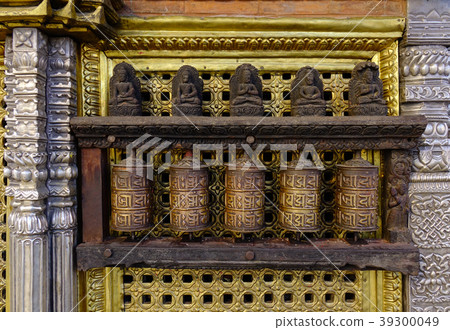 Details of Buddhist temple in Nepal 39300049