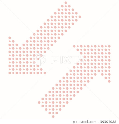 Fine Vector Dotted Arrows 39301088