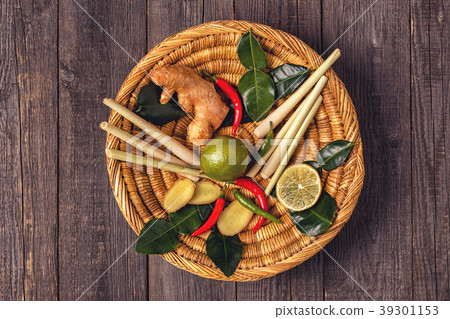 Ingredients of Thai spicy food. 39301153